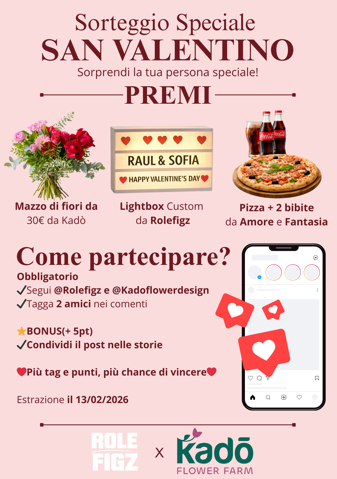 Sorteggio Rolefigz x Kadò